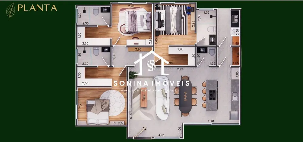Casa, 3 quartos, 147 m² - Foto 5