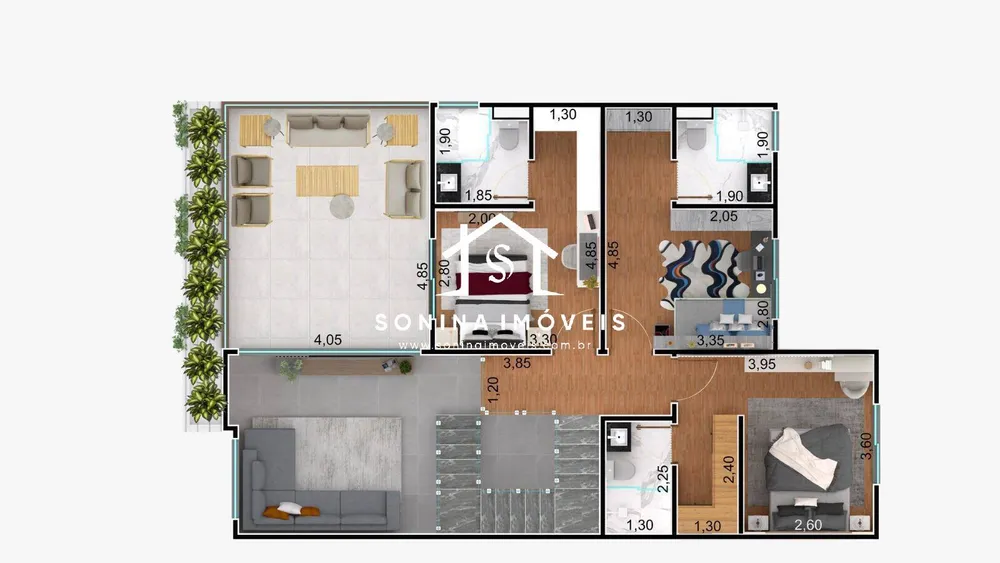 Casa, 4 quartos, 173 m² - Foto 12