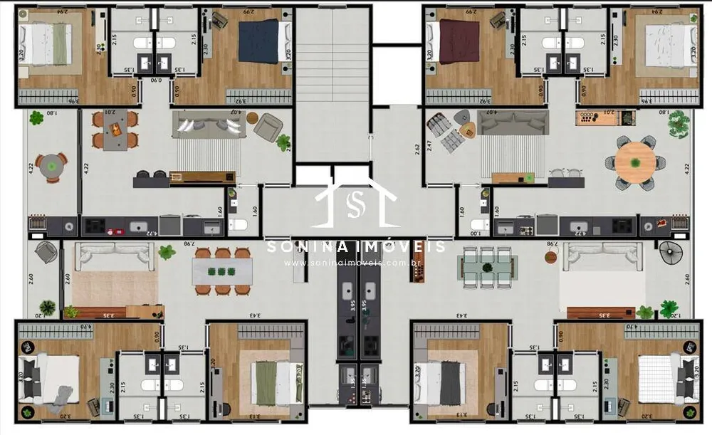 Apartamento, 2 quartos, 81 m² - Foto 8