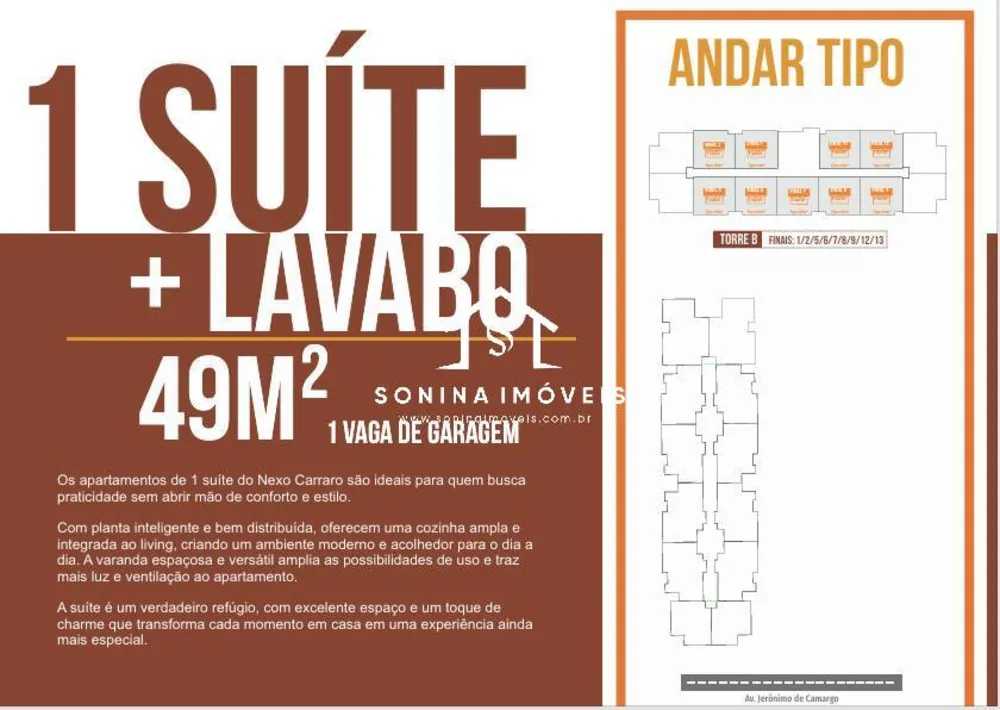 Apartamento, 1 quarto, 51 m² - Foto 1