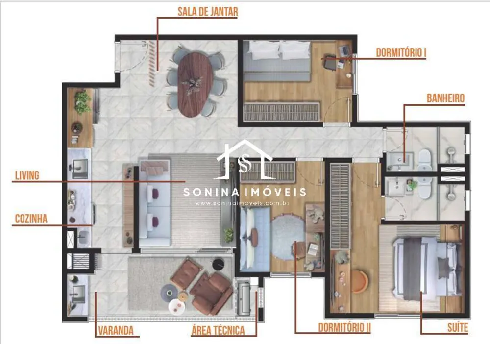 Apartamento, 1 quarto, 51 m² - Foto 8