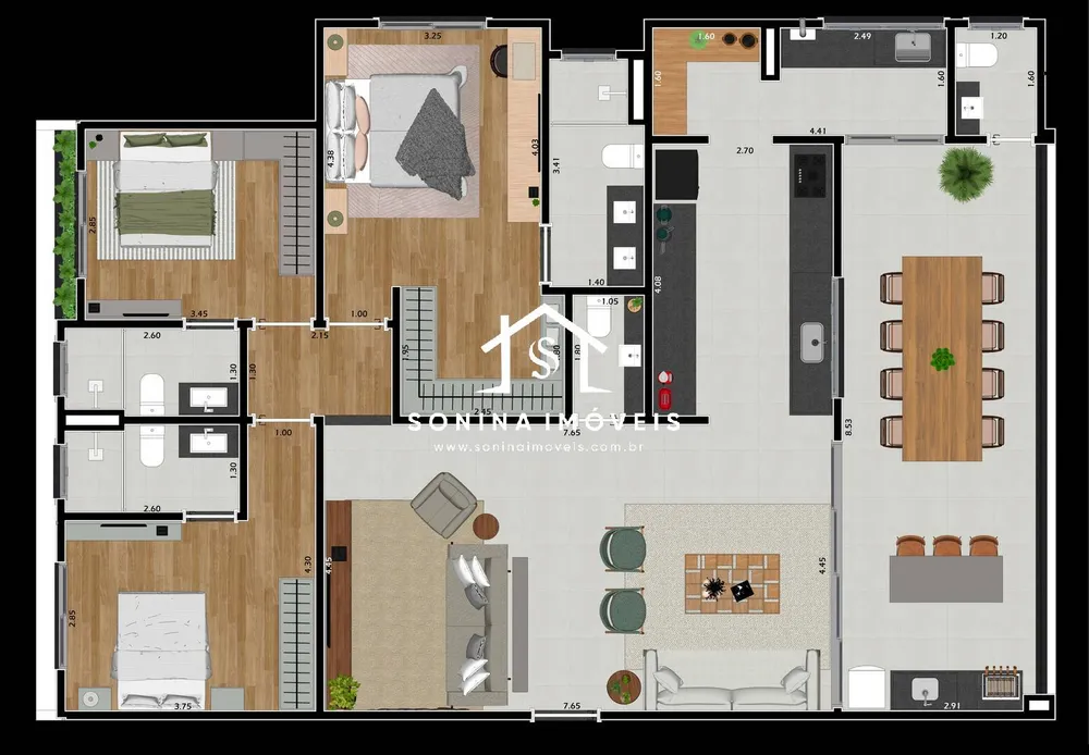 Apartamento, 3 quartos, 173 m² - Foto 7