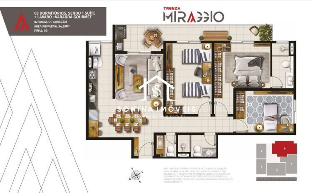 Apartamento, 2 quartos, 65 m² - Foto 5