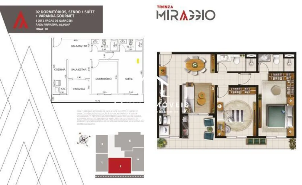 Apartamento, 2 quartos, 65 m² - Foto 6