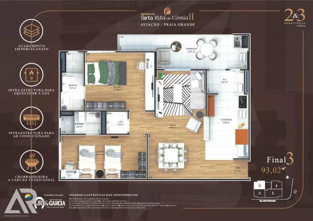 Apartamento à venda com 3 quartos, 147m² - Foto 7