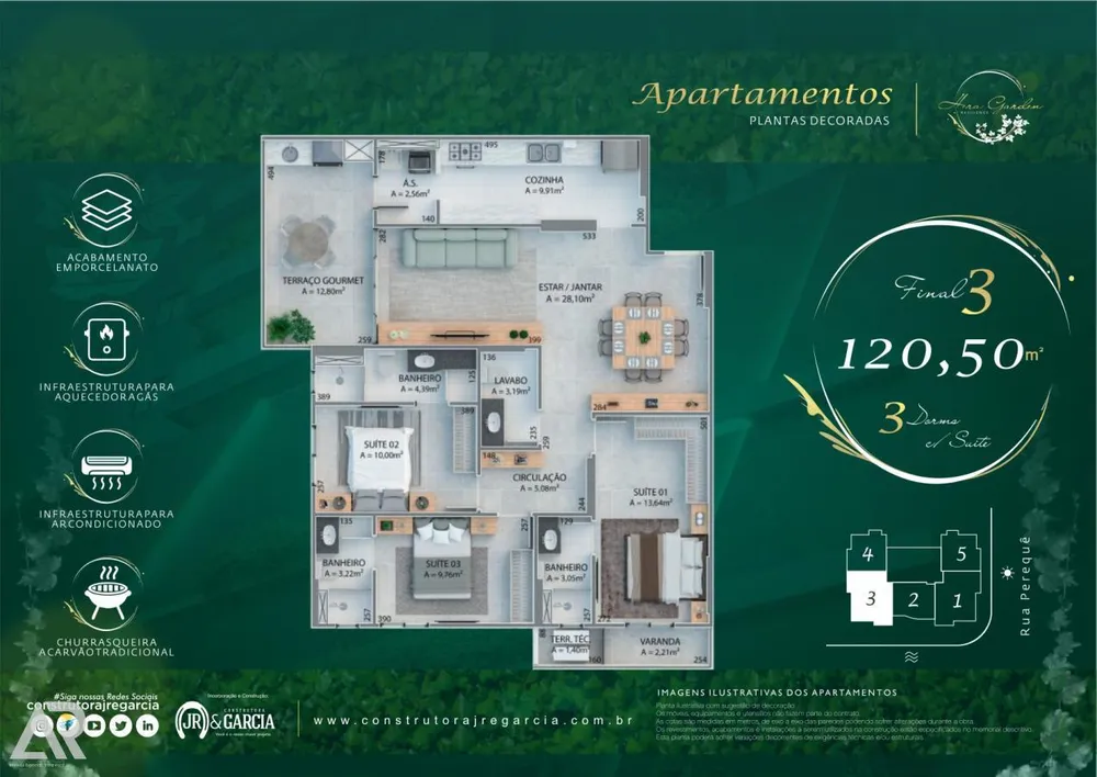 Apartamento, 3 quartos - Foto 3