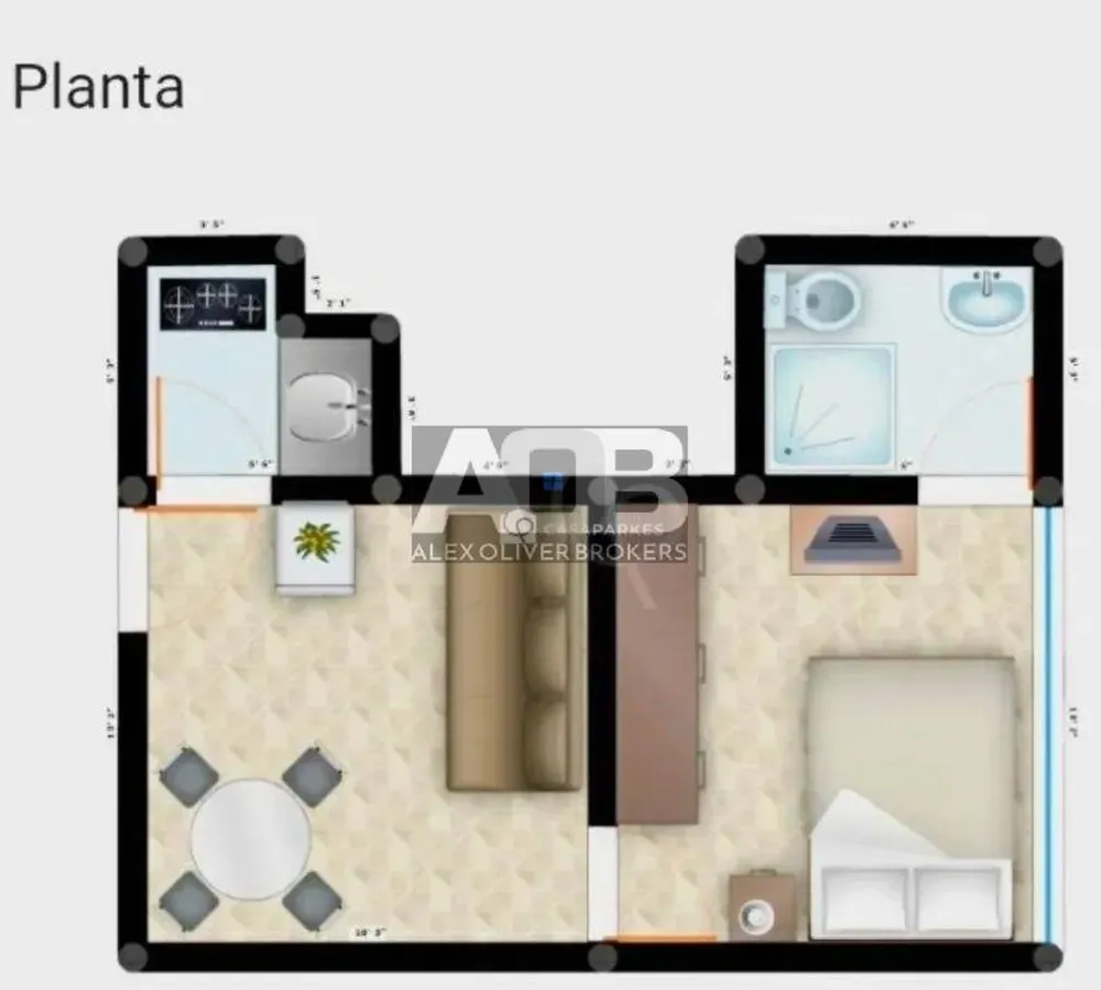 Apartamento, 1 quarto, 35 m² - Foto 19