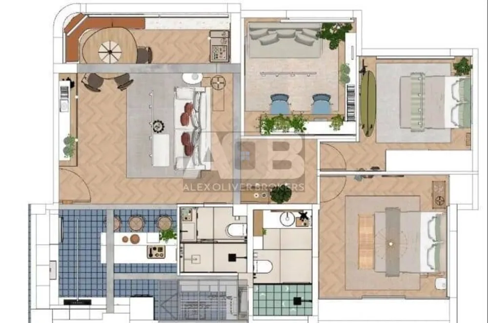 Apartamento, 3 quartos, 96 m² - Foto 4