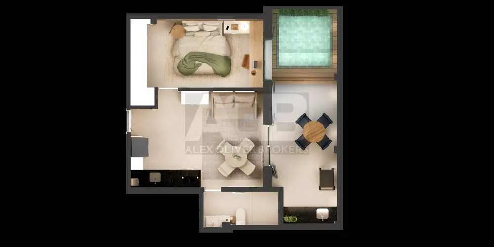 Apartamento, 1 quarto, 58 m² - Foto 13