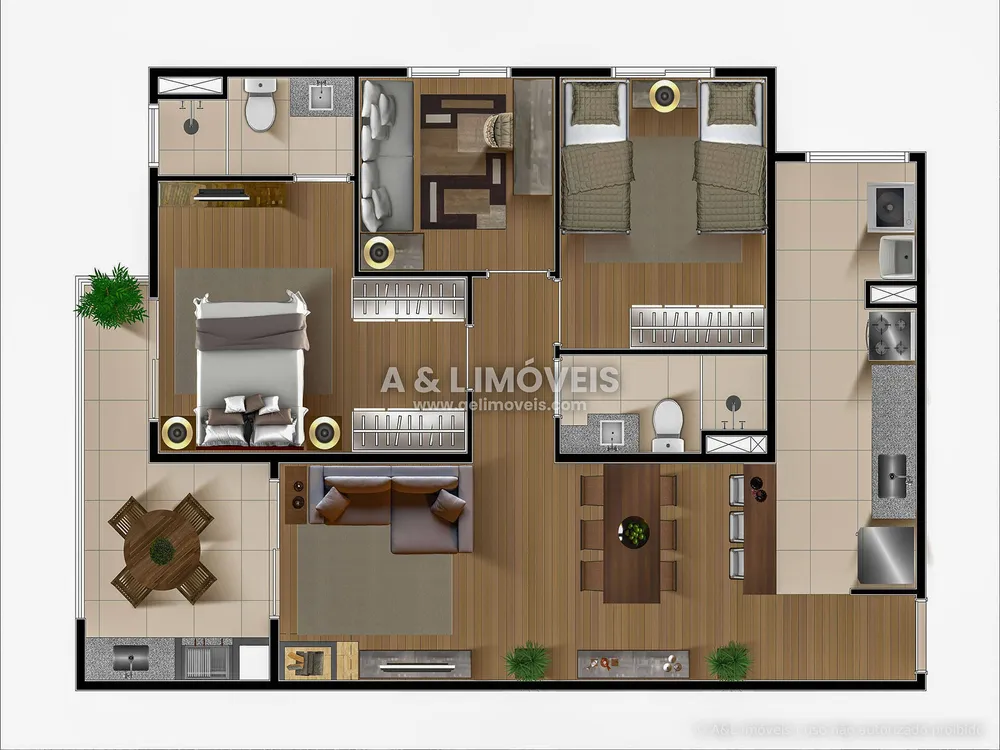 Apartamento, 3 quartos, 87 m² - Foto 15