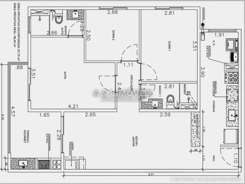 Apartamento, 3 quartos, 87 m² - Foto 14