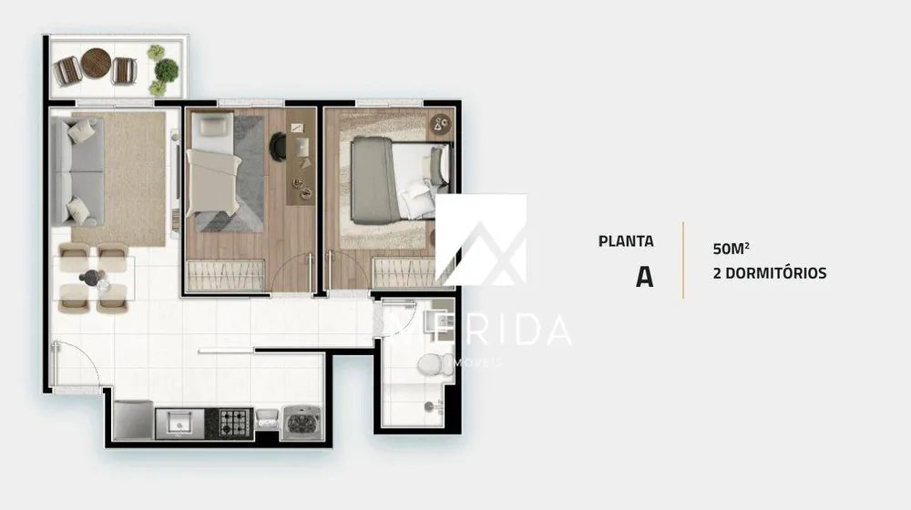 Apartamento, 2 quartos, 55 m² - Foto 6