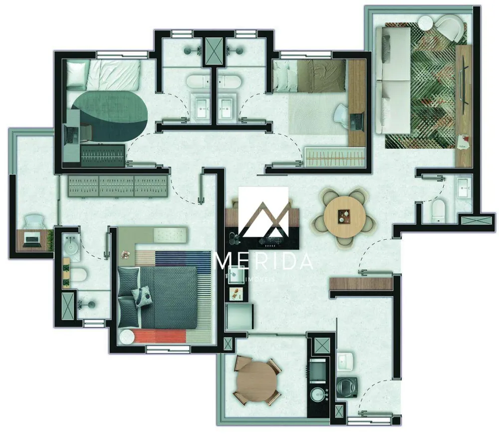 Apartamento, 3 quartos, 100 m² - Foto 11
