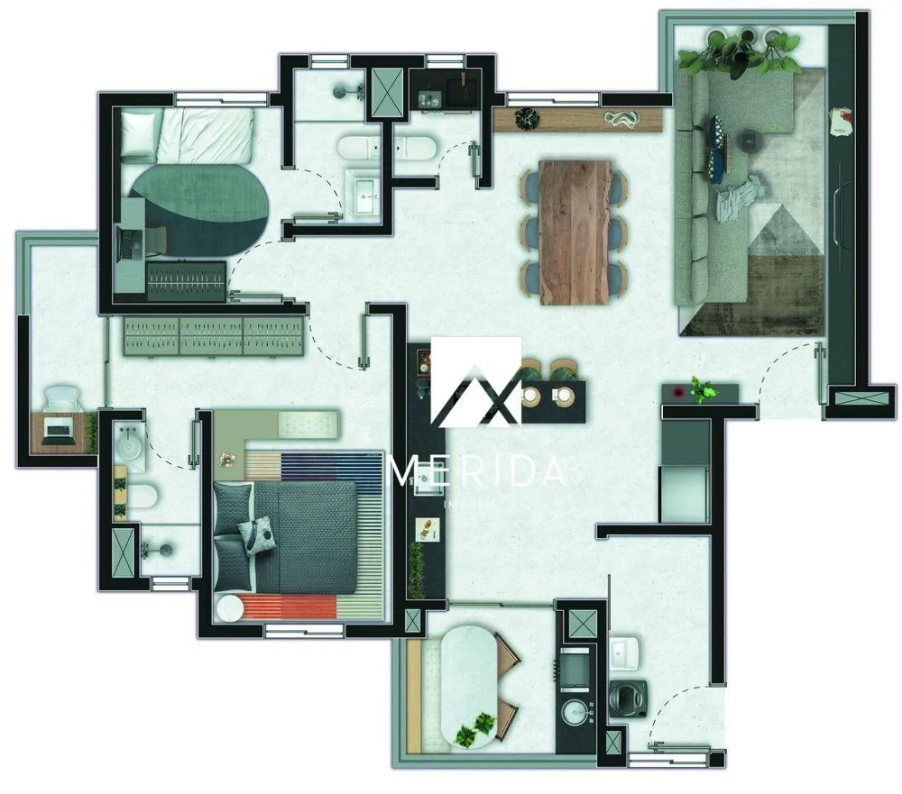 Apartamento, 3 quartos, 100 m² - Foto 12