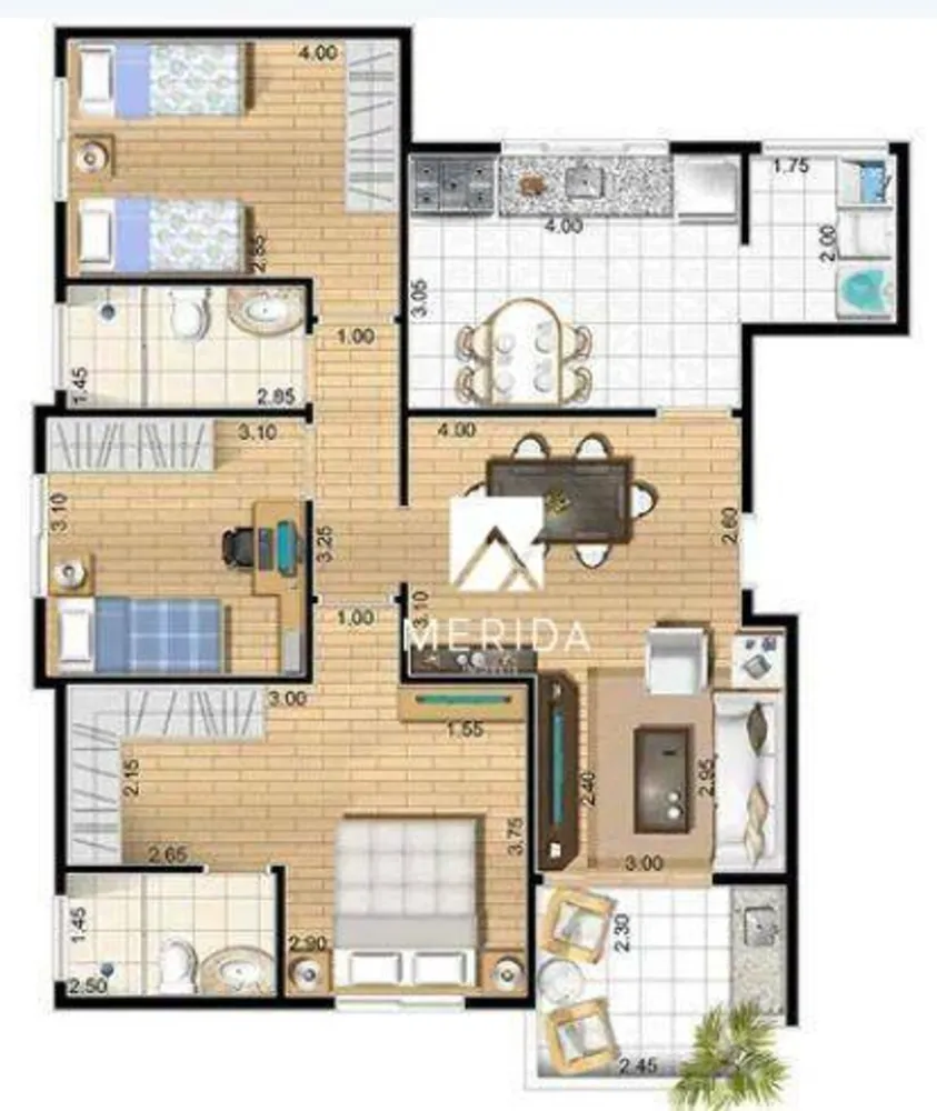 Apartamento, 3 quartos, 107 m² - Foto 12