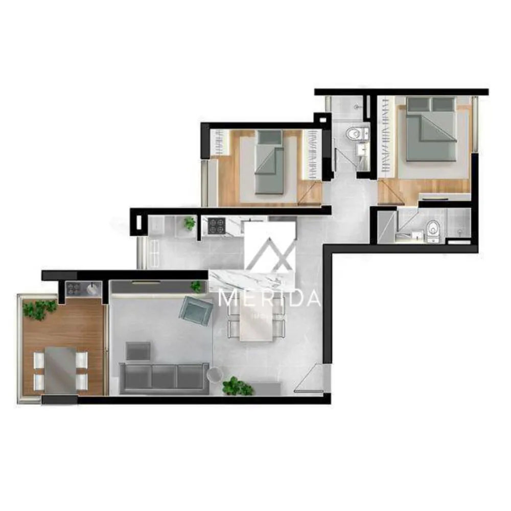 Apartamento, 2 quartos, 83 m² - Foto 9