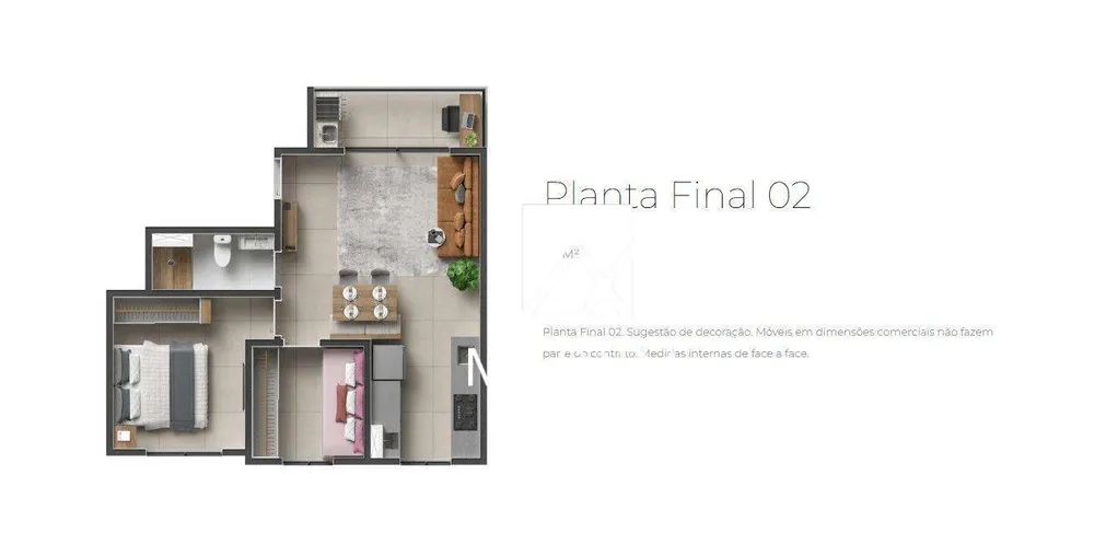 Apartamento, 2 quartos, 44 m² - Foto 4