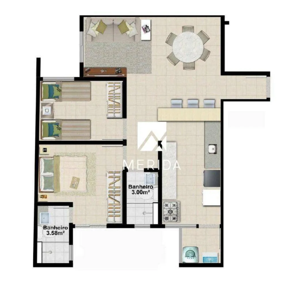Apartamento, 2 quartos, 62 m² - Foto 5