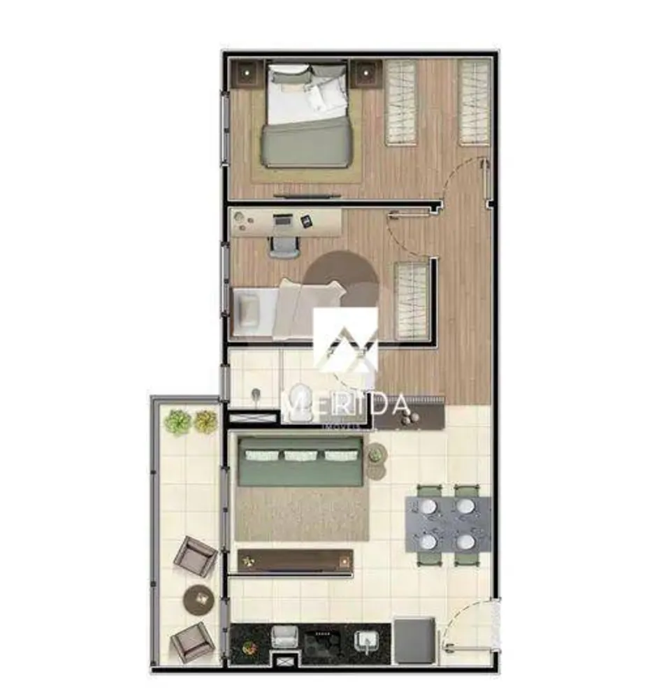 Apartamento, 2 quartos, 55 m² - Foto 6
