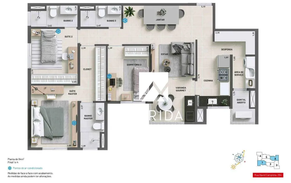 Apartamento, 2 quartos, 80 m² - Foto 11