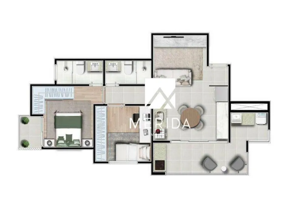 Apartamento, 2 quartos, 67 m² - Foto 12
