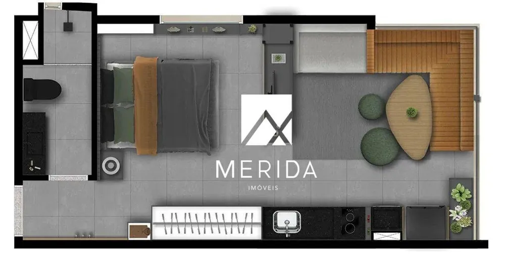 Apartamento, 1 quarto, 30 m² - Foto 3