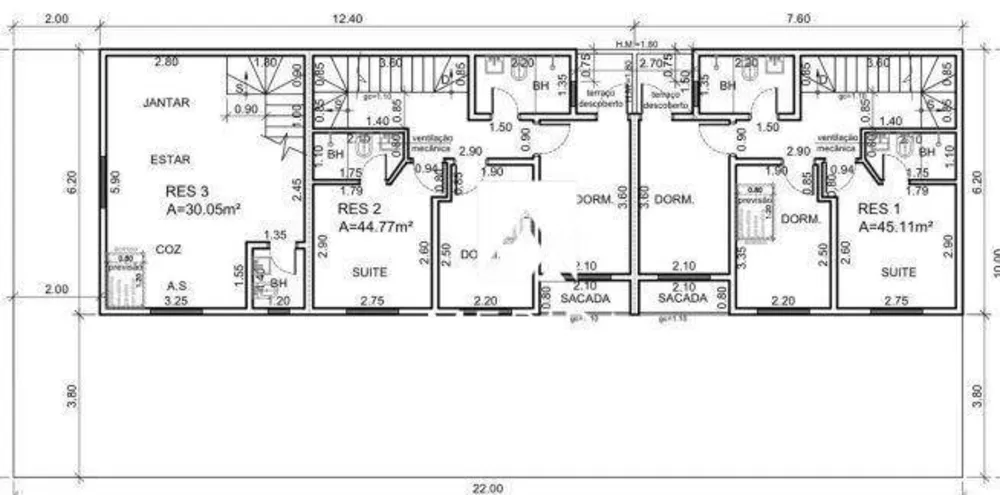 Sobrado, 3 quartos, 105 m² - Foto 4