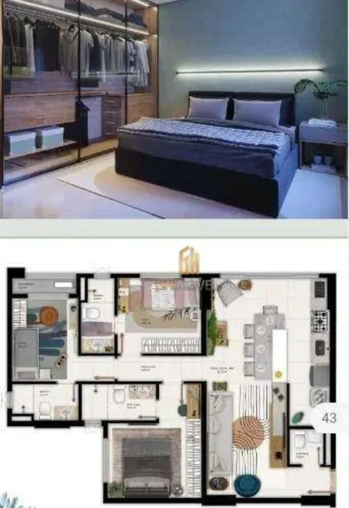 Apartamento, 3 quartos, 89 m² - Foto 2