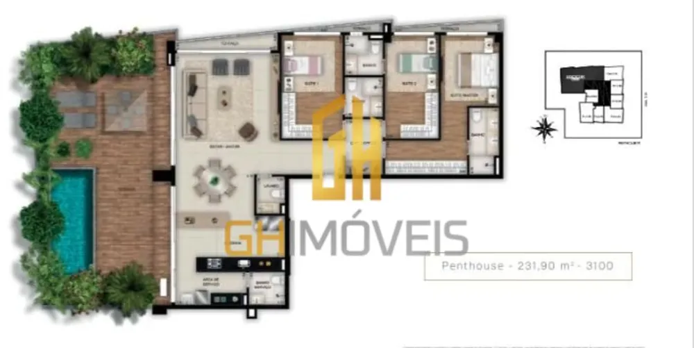 Apartamento, 3 quartos, 230 m² - Foto 4