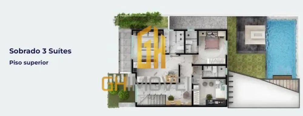 Sobrado, 3 quartos, 170 m² - Foto 4