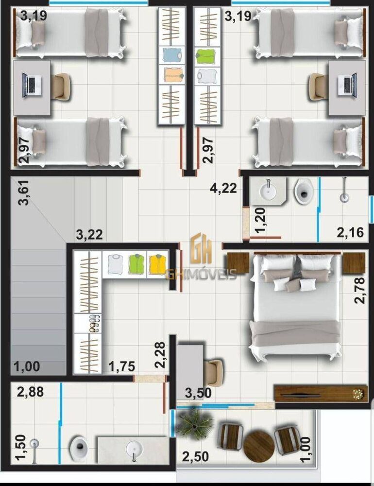 Sobrado, 3 quartos, 137 m² - Foto 4