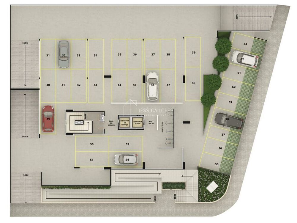 Apartamento à venda com 3 quartos, 95m² - Foto 2