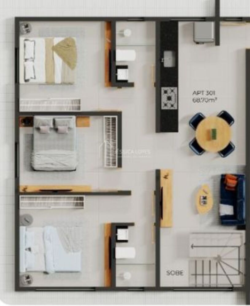Cobertura à venda com 3 quartos, 137m² - Foto 10
