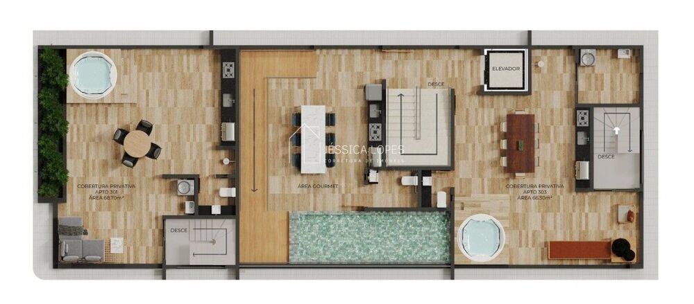 Cobertura à venda com 3 quartos, 137m² - Foto 11