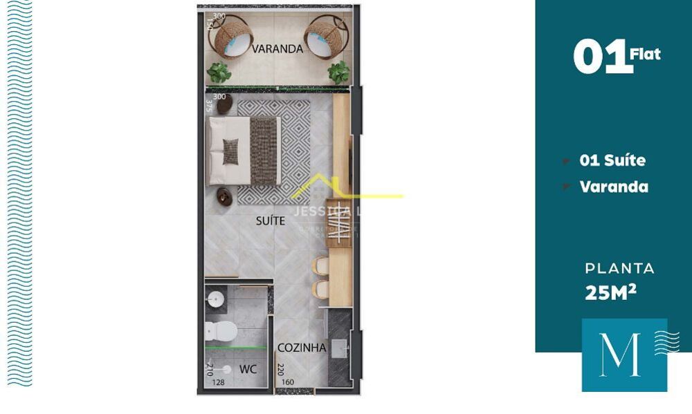 Apartamento, 1 quarto, 25 m² - Foto 3