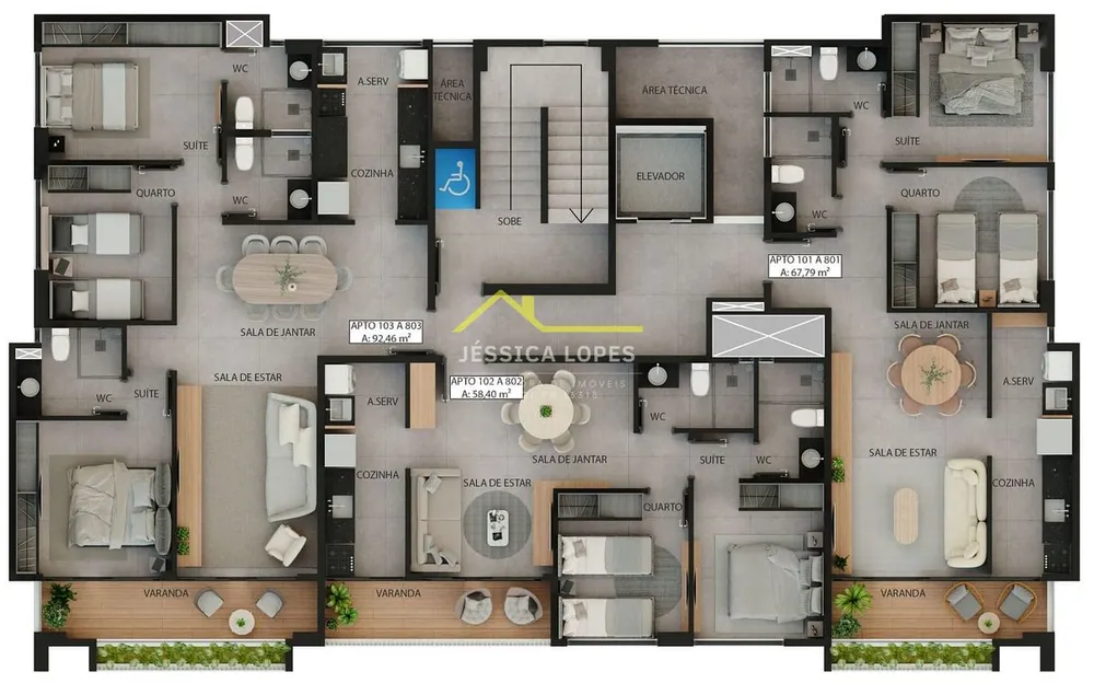 Apartamento, 2 quartos, 58 m² - Foto 11