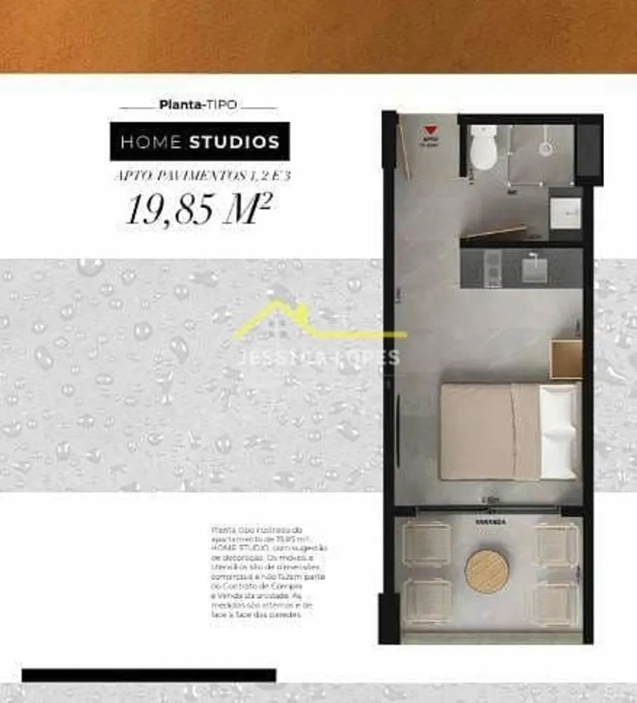 Kitnet-Studio, 20 m² - Foto 4