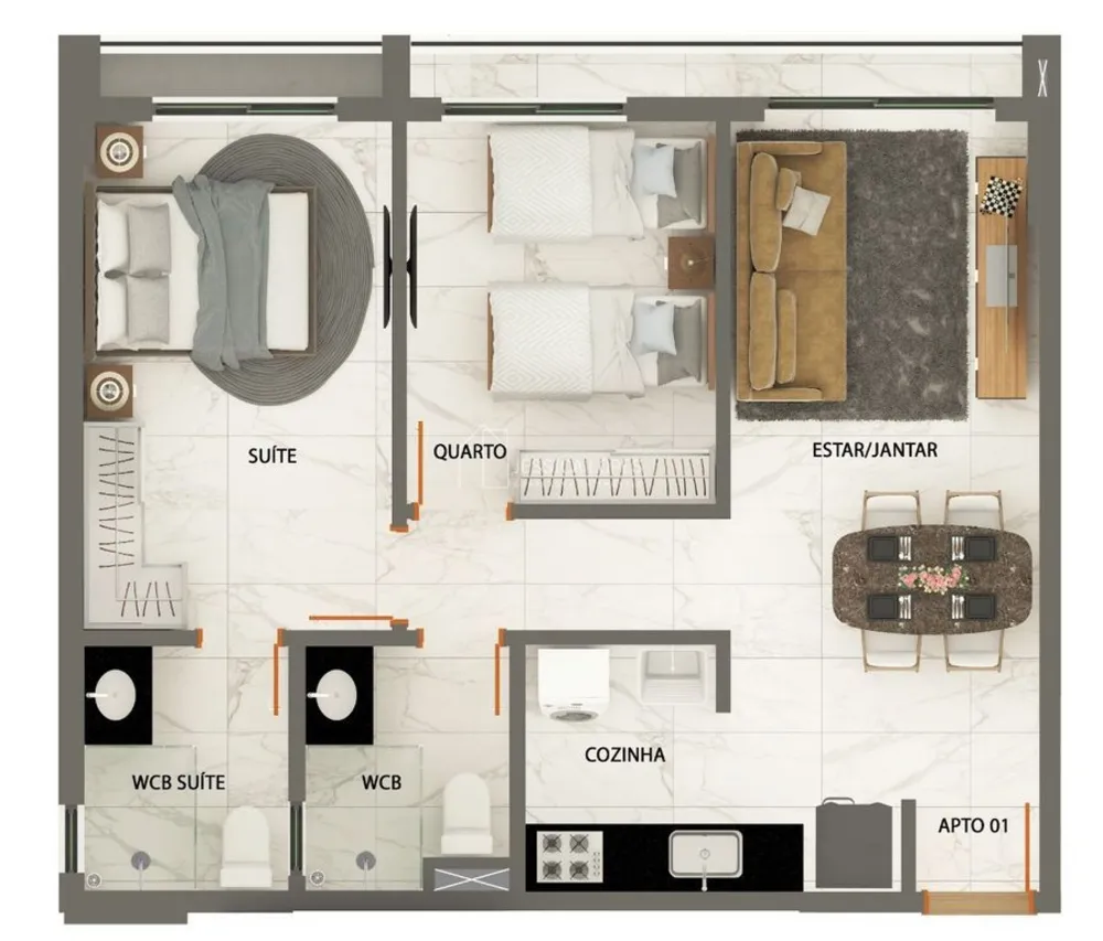 Apartamento, 2 quartos, 55 m² - Foto 5
