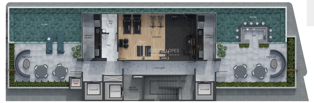 Apartamento, 1 quarto, 27 m² - Foto 2