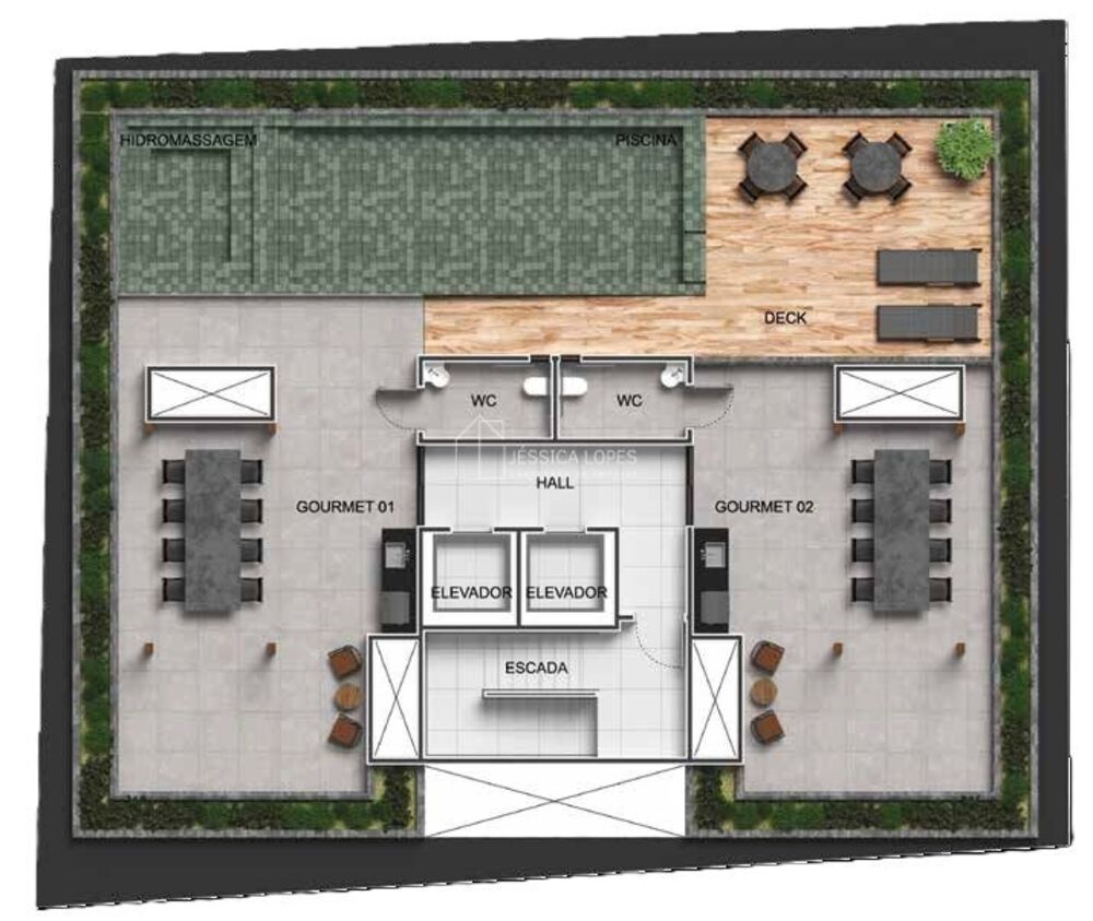 Apartamento à venda com 2 quartos, 56m² - Foto 2