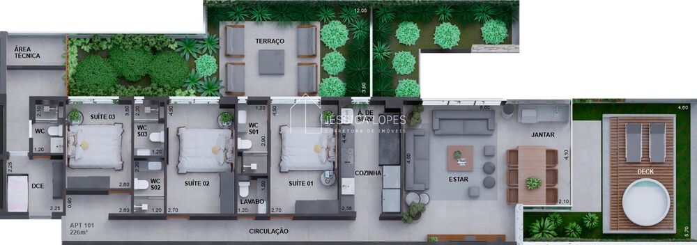 Apartamento, 3 quartos, 227 m² - Foto 12
