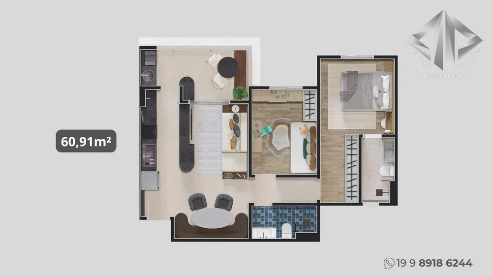 Apartamento, 2 quartos - Foto 4