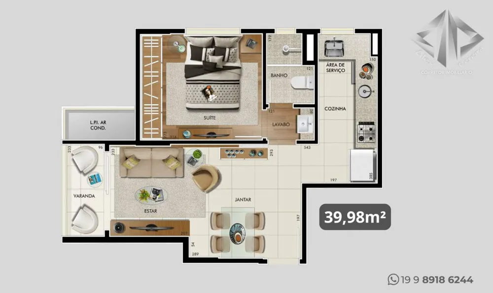Apartamento, 1 quarto - Foto 11