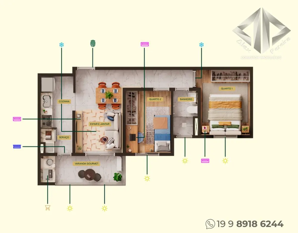 Apartamento, 2 quartos - Foto 6
