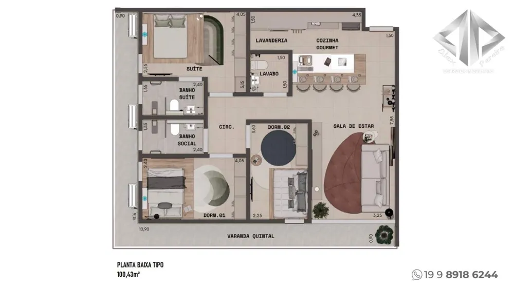 Apartamento, 3 quartos - Foto 3