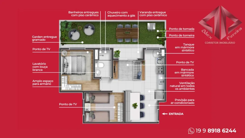 Apartamento, 2 quartos - Foto 11