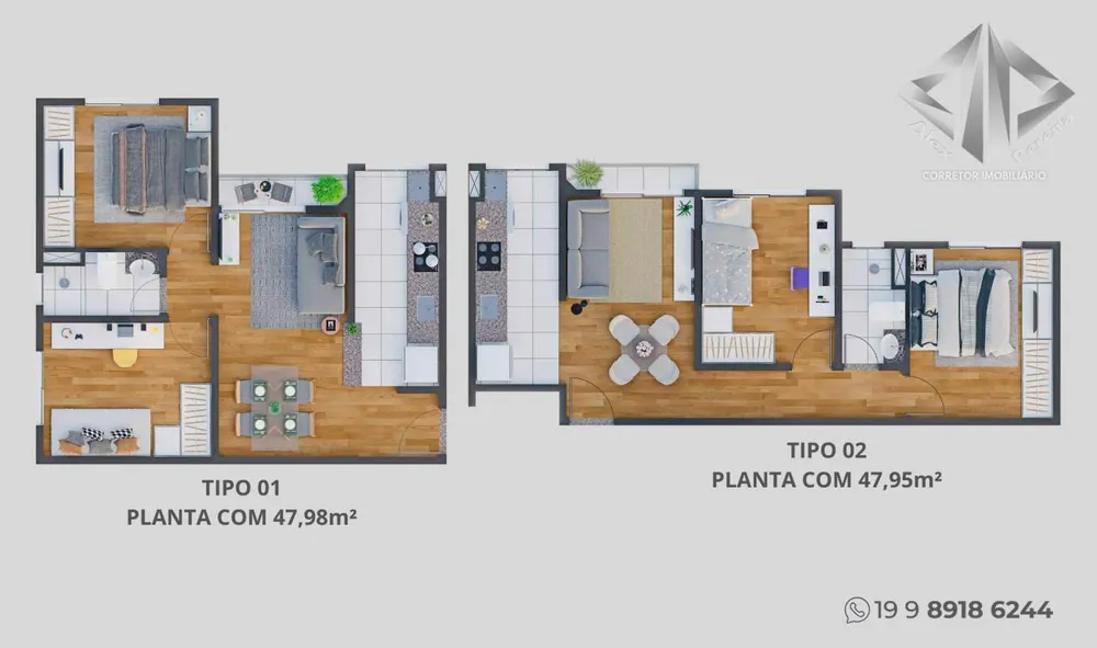 Apartamento, 2 quartos - Foto 8
