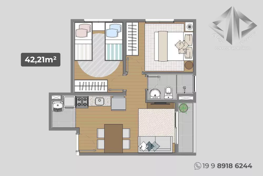 Apartamento, 2 quartos - Foto 2