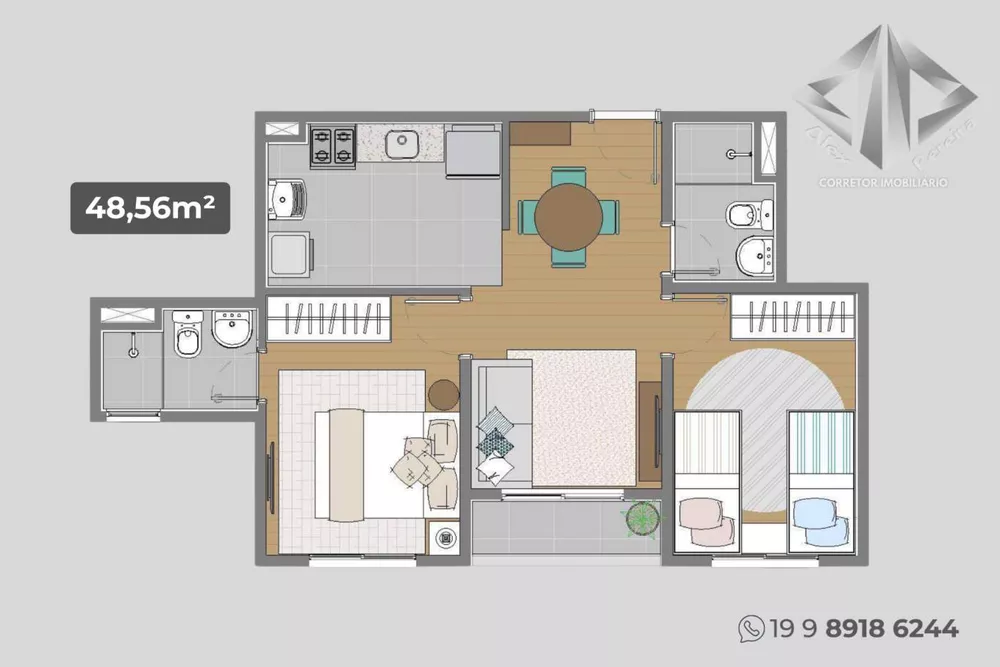 Apartamento, 2 quartos - Foto 4