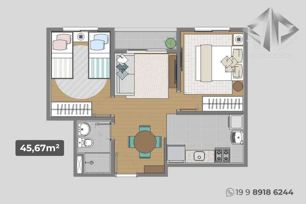 Apartamento, 2 quartos - Foto 11